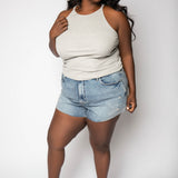 GOOD CURVE SHORT plus-size - AMOUR781