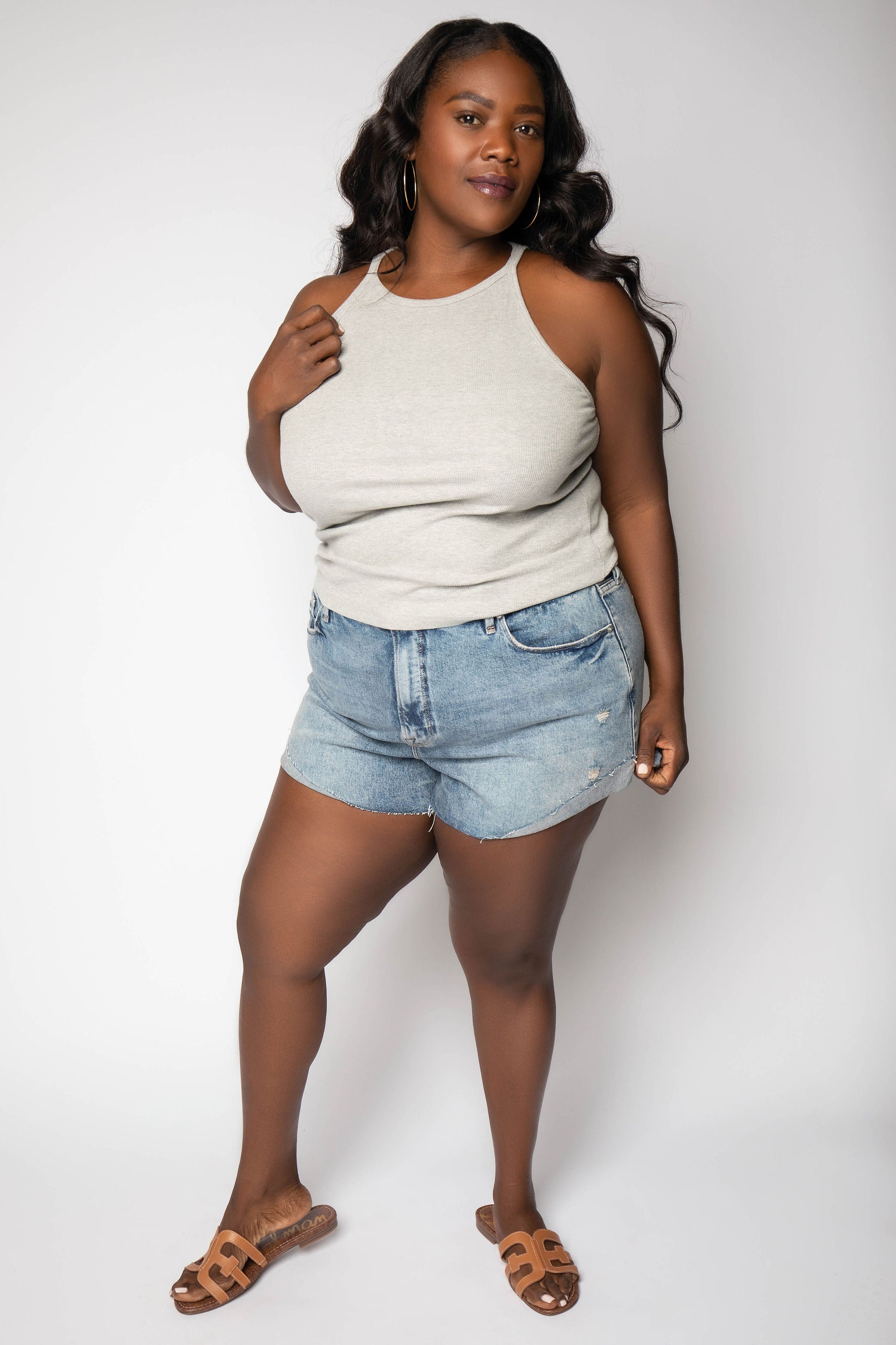 GOOD CURVE SHORT plus-size - AMOUR781