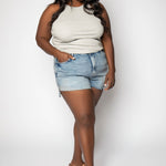 GOOD CURVE SHORT plus-size - AMOUR781