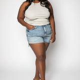 GOOD CURVE SHORT plus-size - AMOUR781