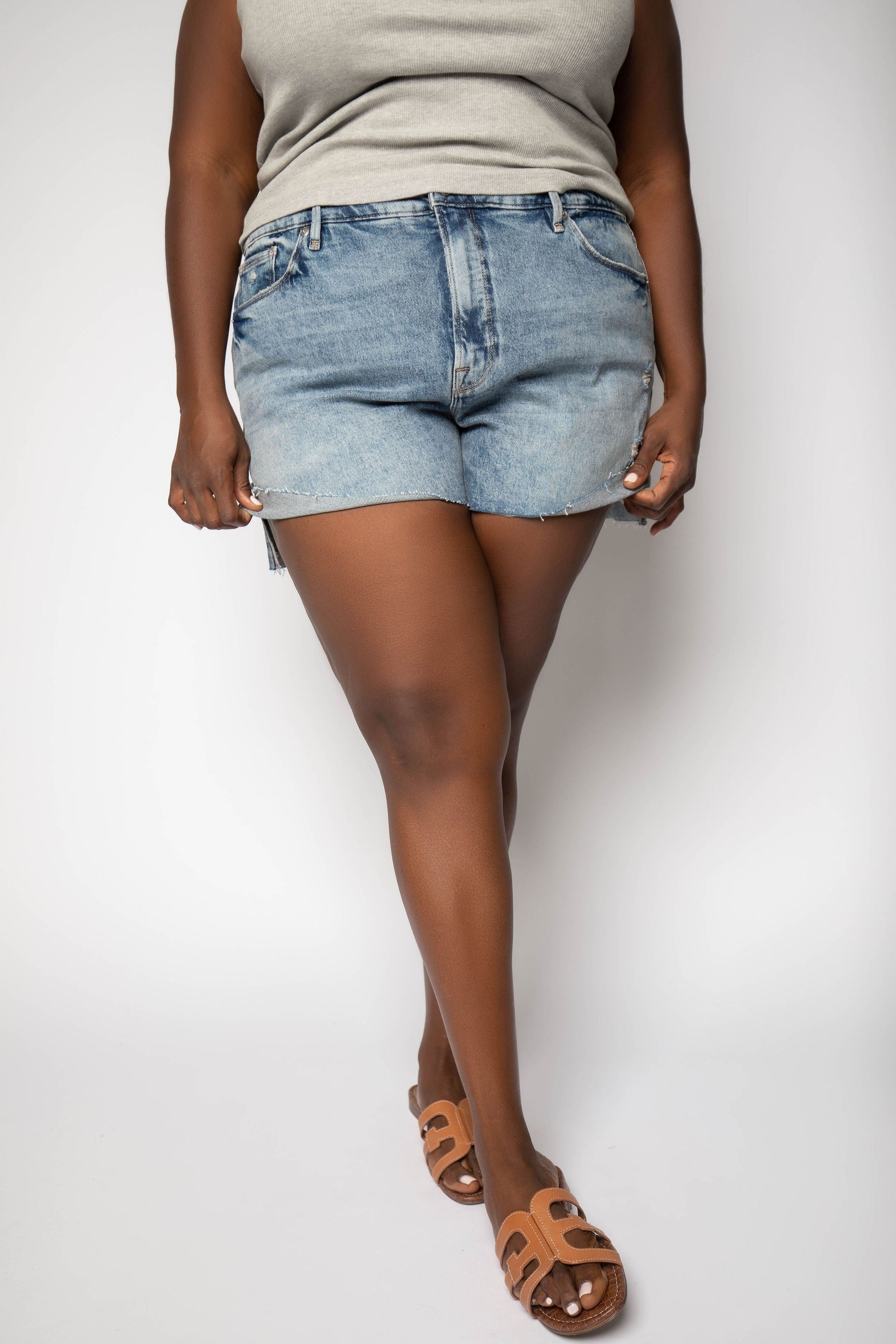 GOOD CURVE SHORT plus-size - AMOUR781