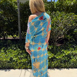 Blue Celestial Tilly Dress plus-size - AMOUR781