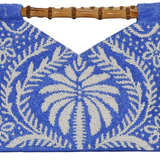 BAMBOO HANDLE BEADED BAG plus-size - AMOUR781