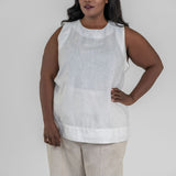 AVA LINEN TANK plus-size - AMOUR781