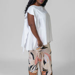 BLOUSE with FLOWY SIDE - AMOUR781