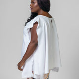BLOUSE with FLOWY SIDE - AMOUR781