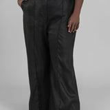 LINEN WIDE LEG PANTS - AMOUR781