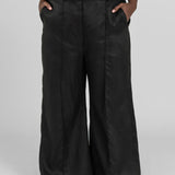 LINEN WIDE LEG PANTS - AMOUR781