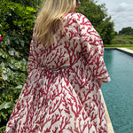LONG KIMONO COVER-UP plus-size - AMOUR781