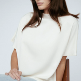 BUTTER SATIN BATWING TOP plus-size - AMOUR781
