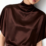 BUTTER SATIN BATWING TOP plus-size - AMOUR781