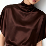 BUTTER SATIN BATWING TOP plus-size - AMOUR781