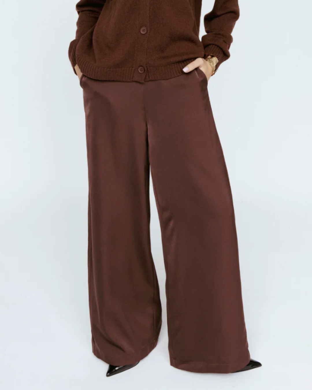 BUTTER SATIN EVERYDAY PANT plus-size - AMOUR781