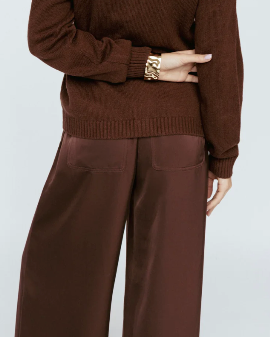 BUTTER SATIN EVERYDAY PANT plus-size - AMOUR781