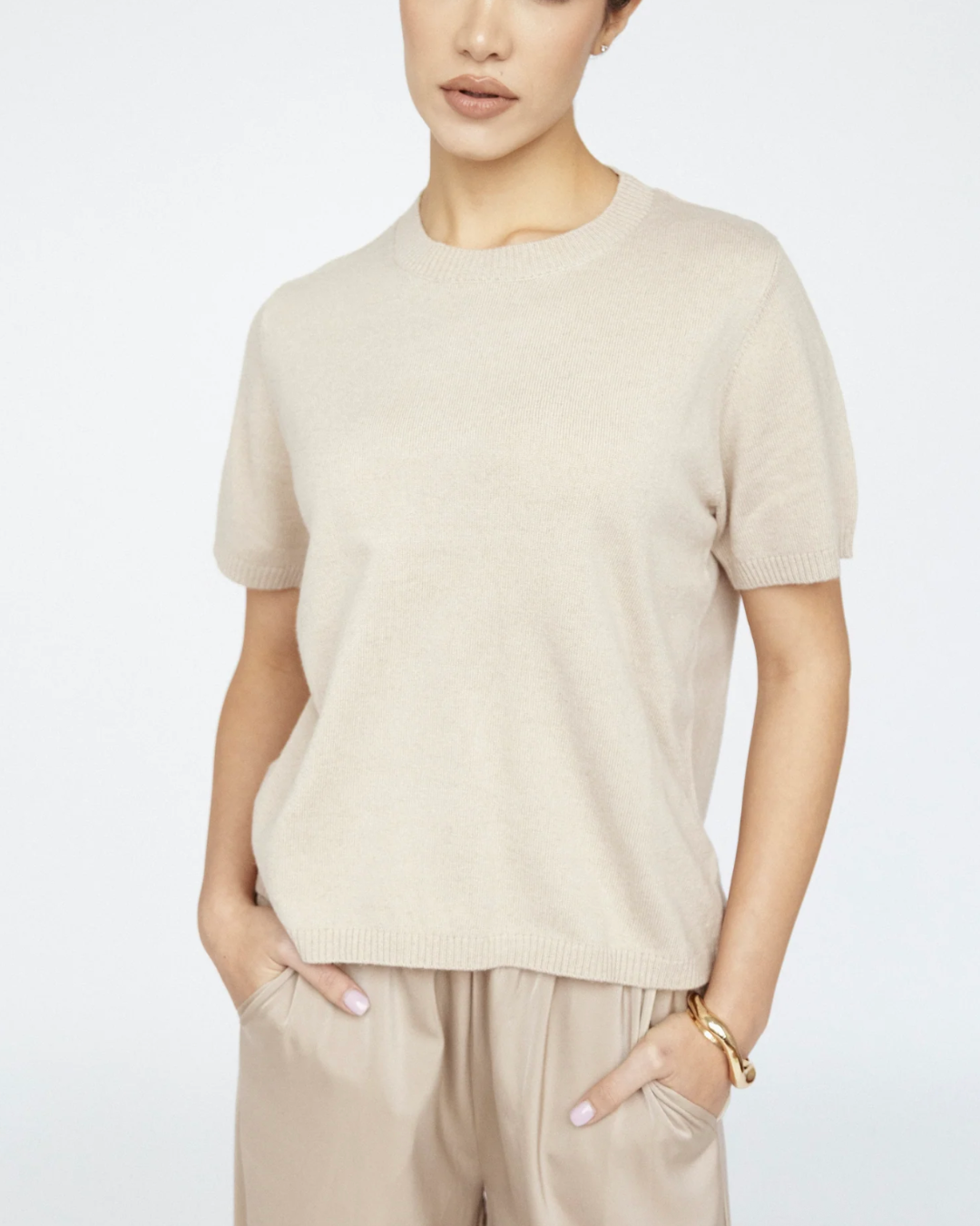 CASHMERE BLEND TEE plus-size - AMOUR781
