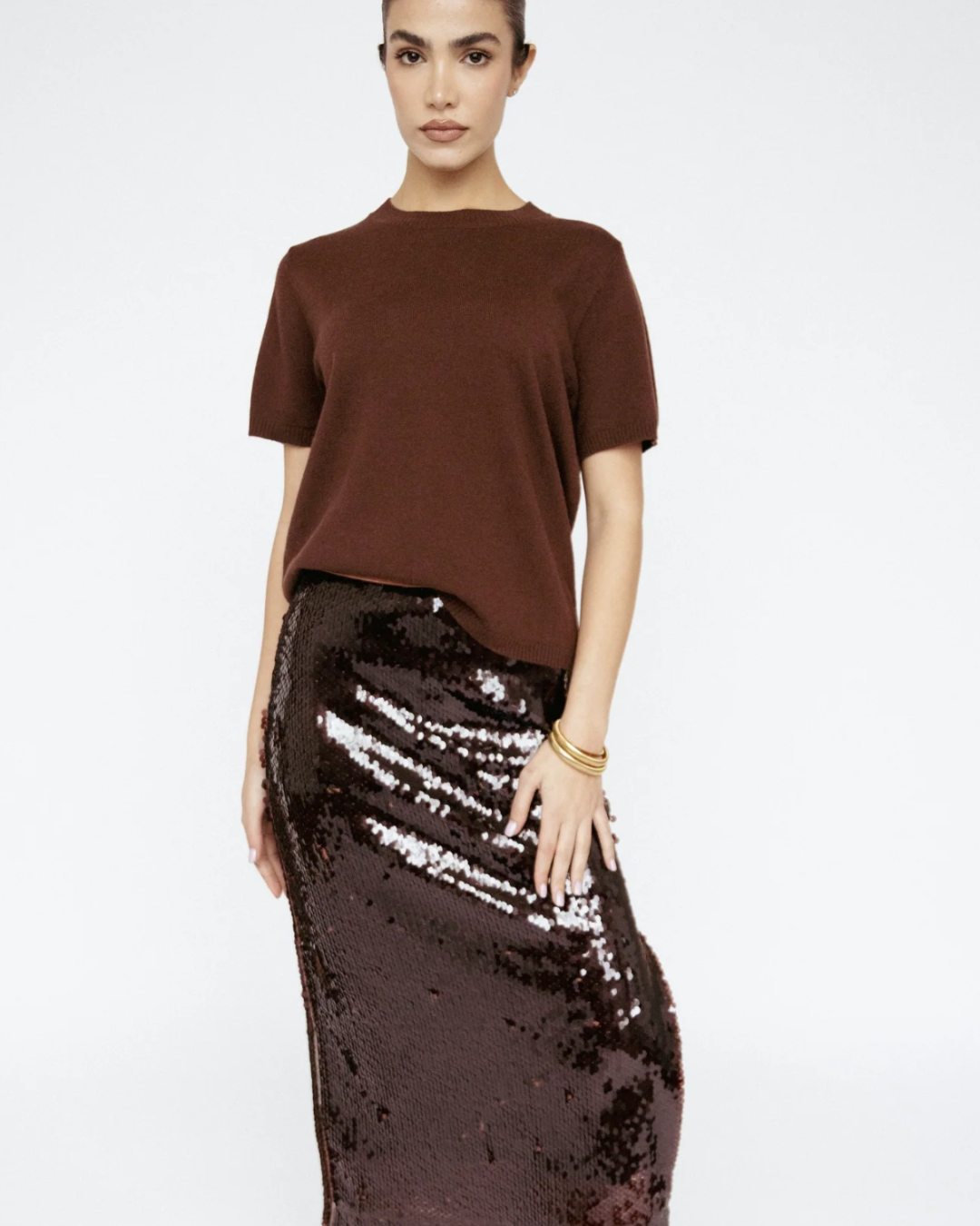 CASHMERE BLEND TEE plus-size - AMOUR781