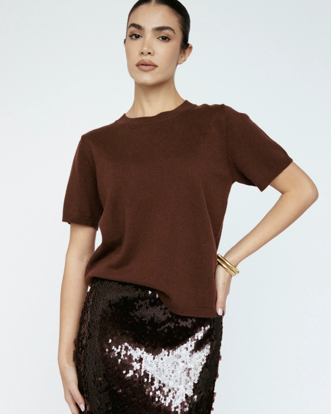 CASHMERE BLEND TEE plus-size - AMOUR781