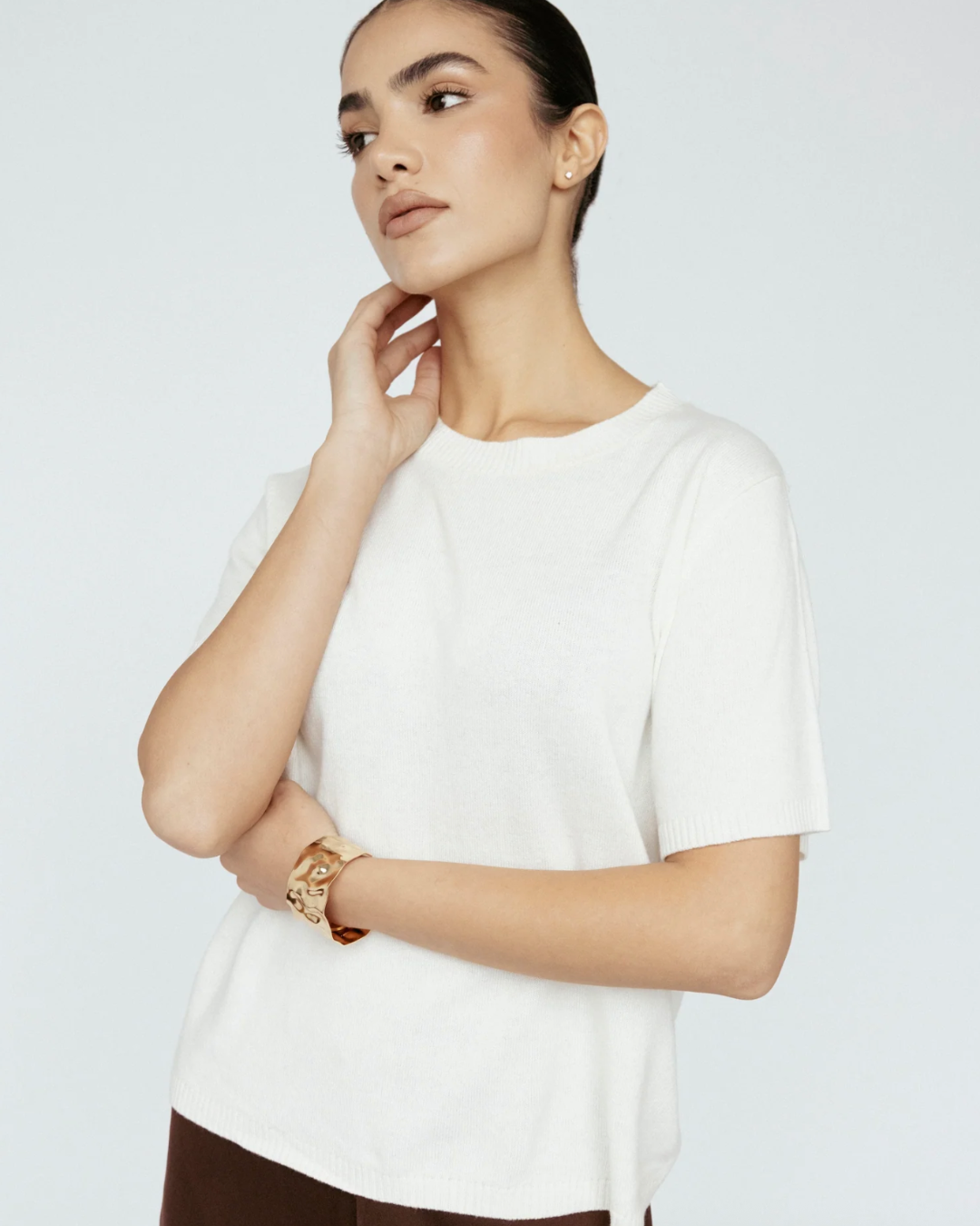 CASHMERE BLEND TEE plus-size - AMOUR781