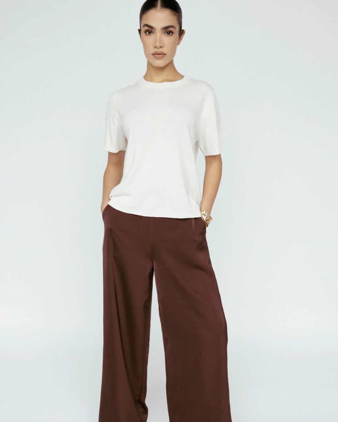 CASHMERE BLEND TEE plus-size - AMOUR781