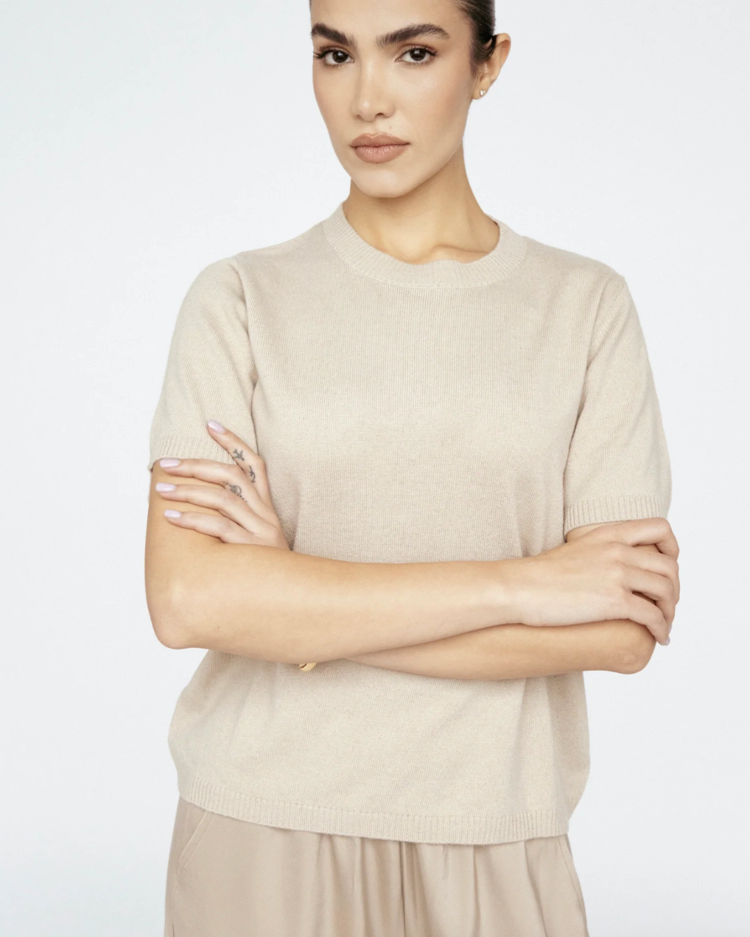 CASHMERE BLEND TEE plus-size - AMOUR781
