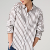 Adjustable Sleeve Button Front plus-size - AMOUR781