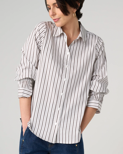 Adjustable Sleeve Button Front plus-size - AMOUR781