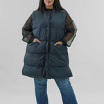 FEATHER DOWN VEST plus-size - AMOUR781