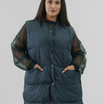 FEATHER DOWN VEST plus-size - AMOUR781