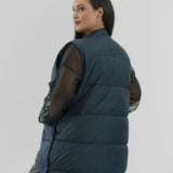 FEATHER DOWN VEST plus-size - AMOUR781