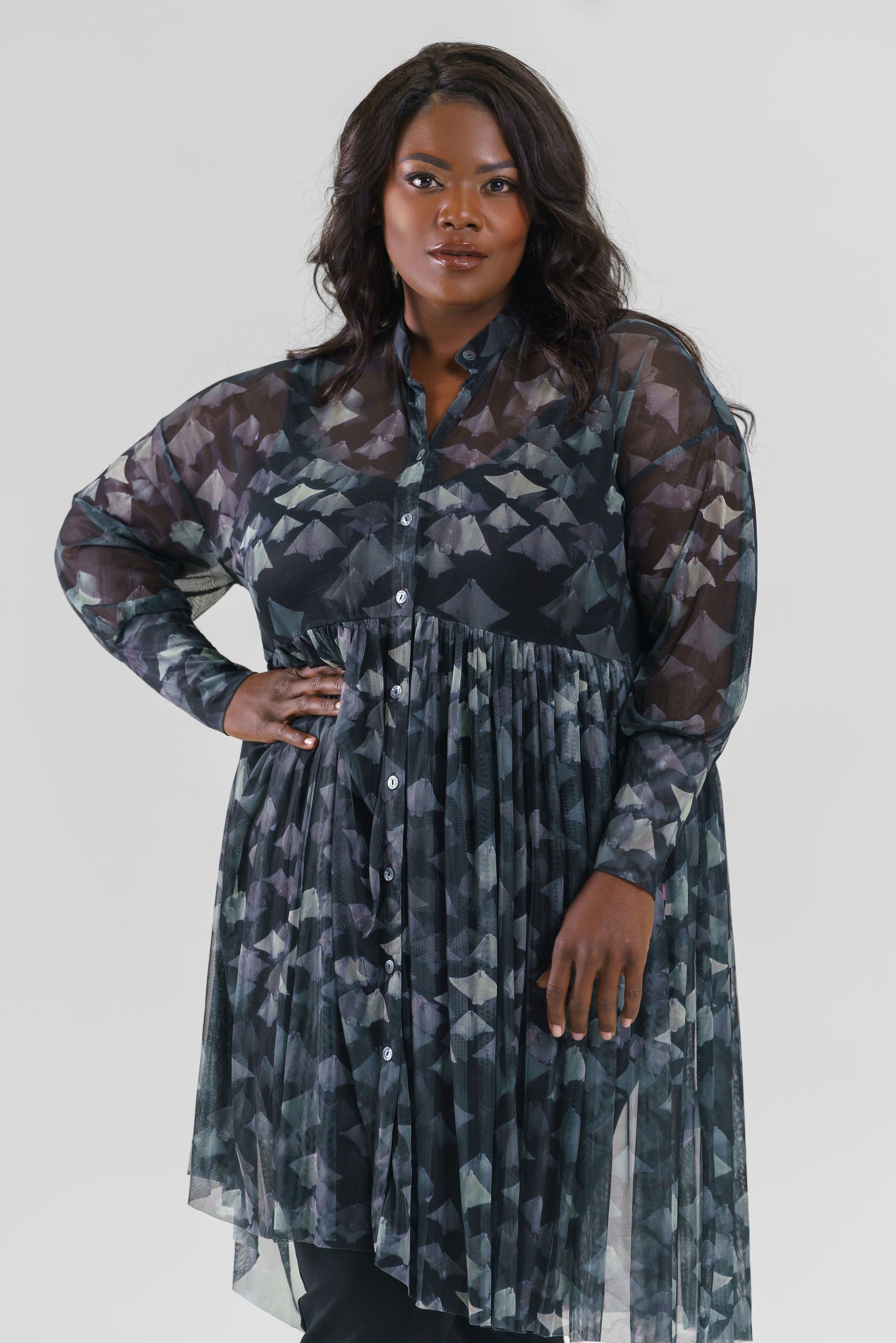 STINGRAY TULLE DRESS plus-size - AMOUR781