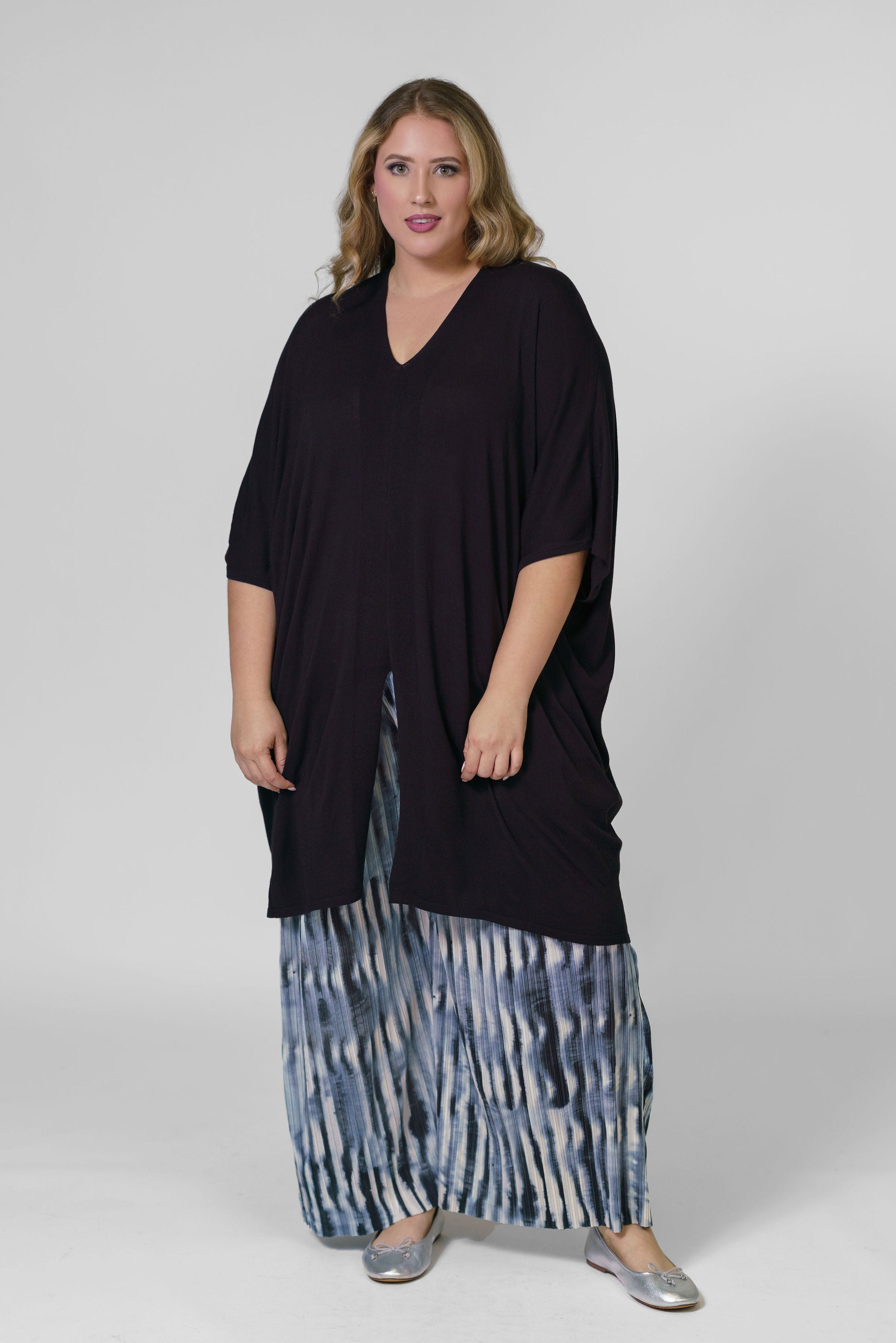 BLOOM KNIT TUNIC plus-size - AMOUR781