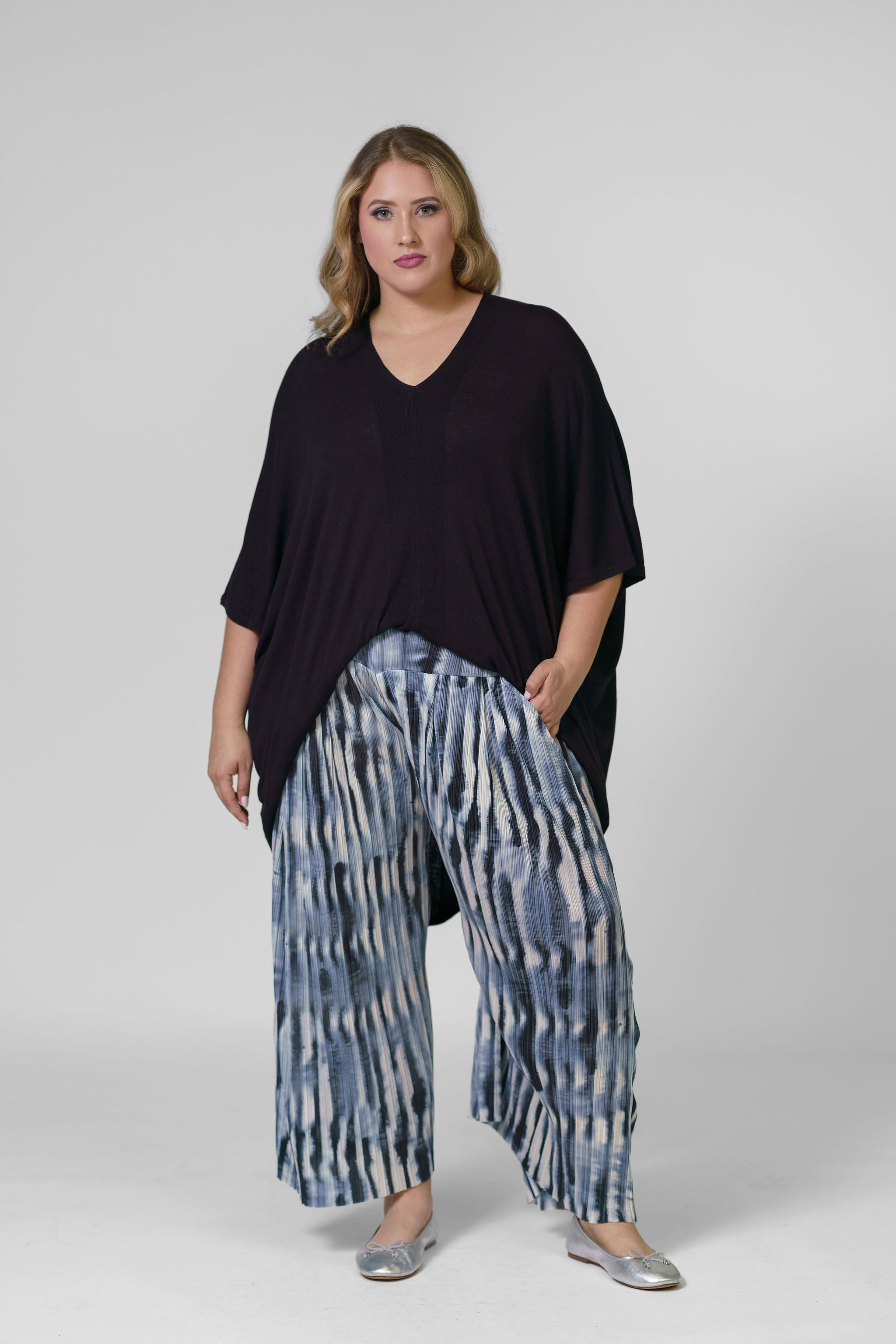 BLOOM KNIT TUNIC plus-size - AMOUR781