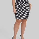 BLURRED DOT SKIRT plus-size - AMOUR781