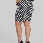 BLURRED DOT SKIRT plus-size - AMOUR781