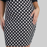 BLURRED DOT SKIRT plus-size - AMOUR781