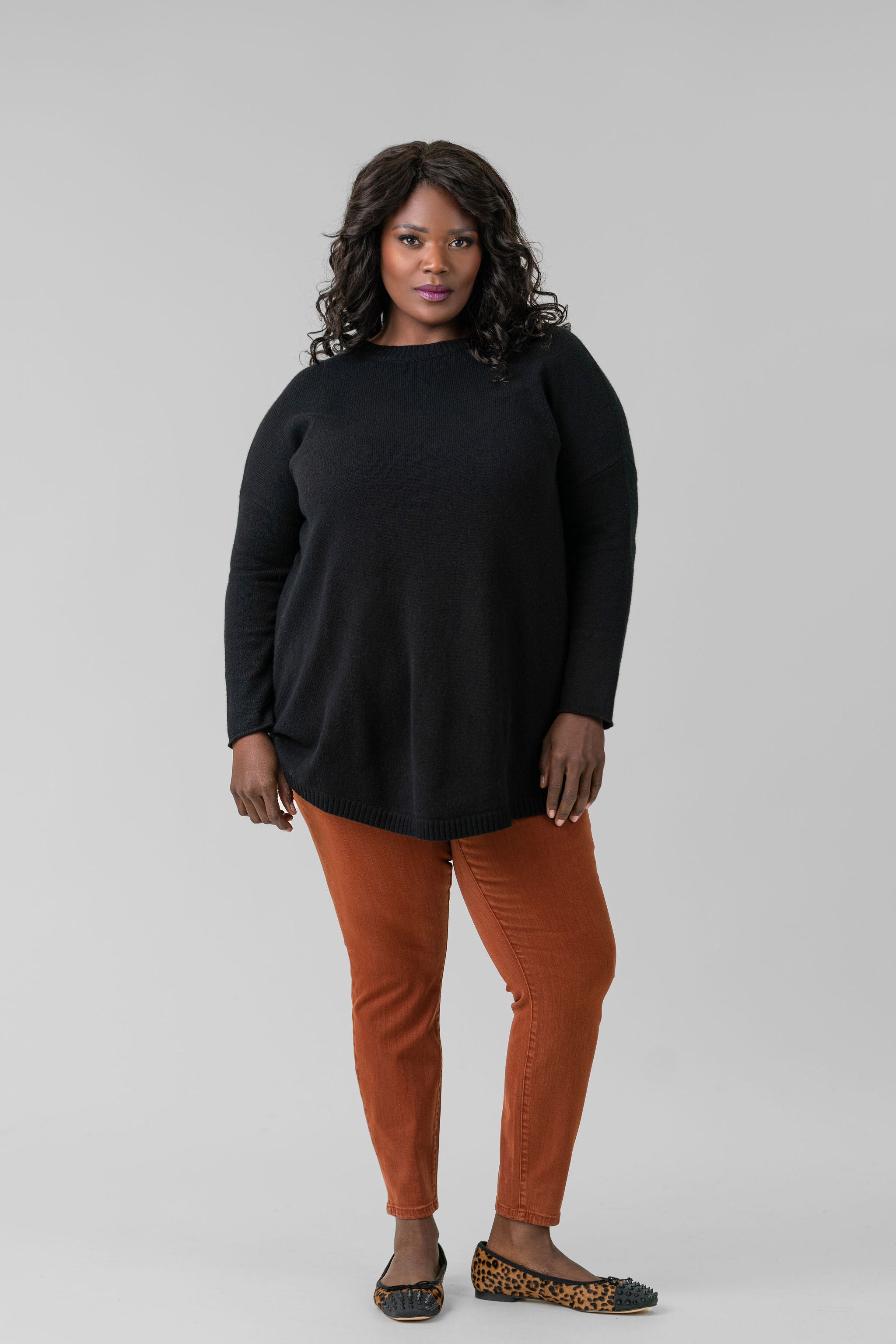 COCOON WOOL BLEND SWEATER plus-size - AMOUR781