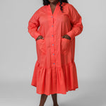 CORE COTTON DRESS plus-size - AMOUR781