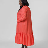 CORE COTTON DRESS plus-size - AMOUR781