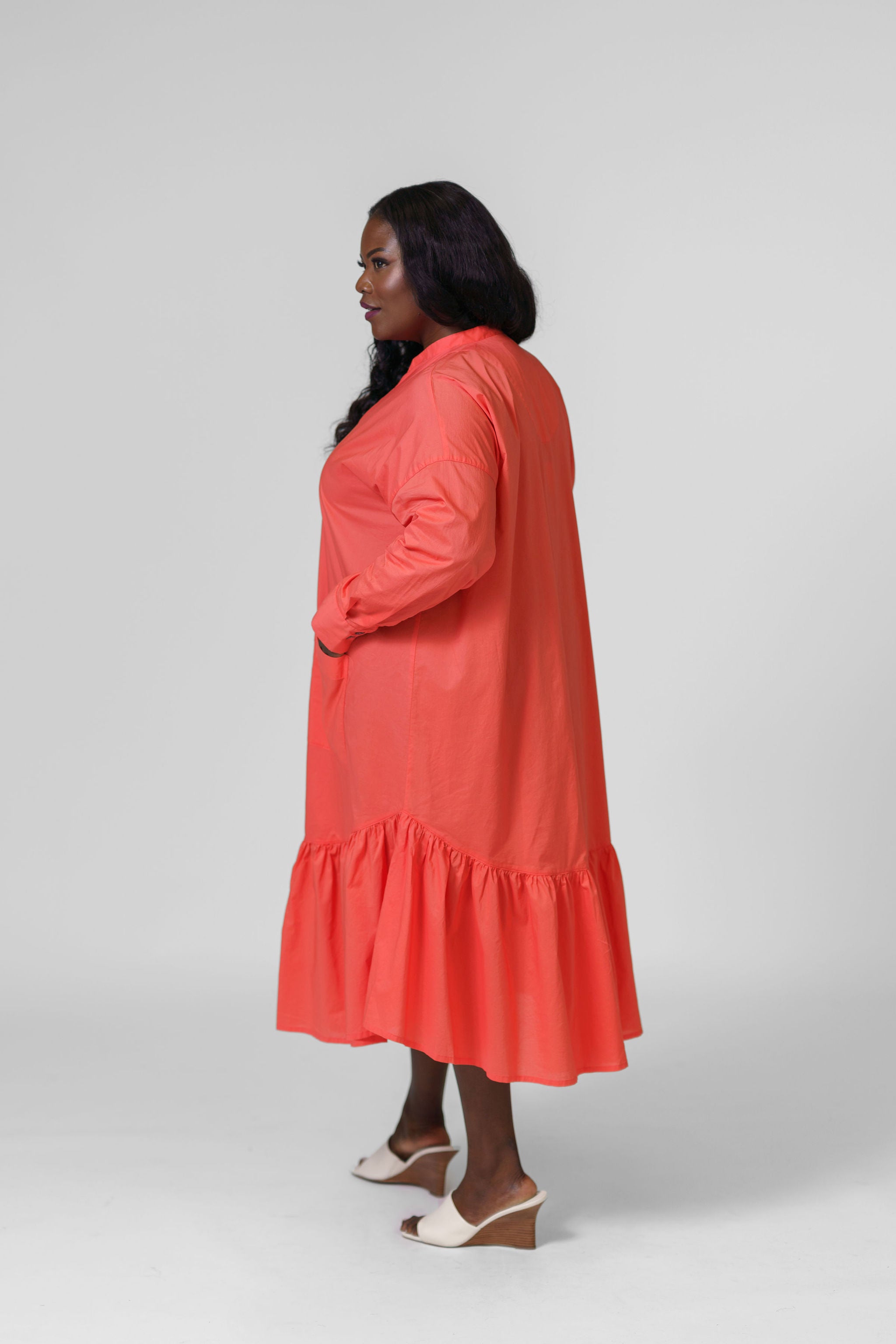 CORE COTTON DRESS plus-size - AMOUR781