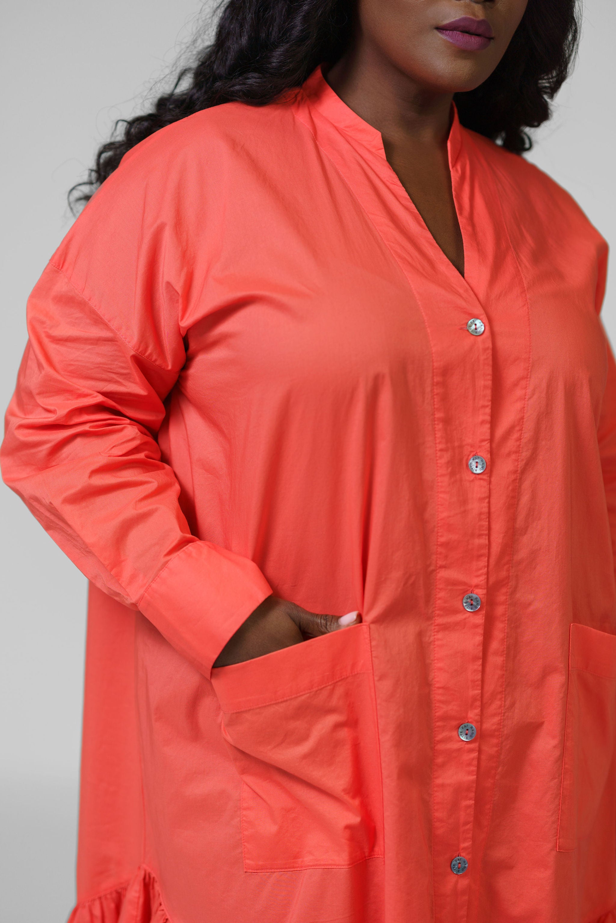 CORE COTTON DRESS plus-size - AMOUR781