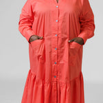 CORE COTTON DRESS plus-size - AMOUR781