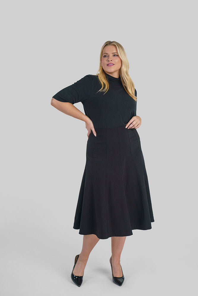 MAGIC STRETCH LONG SKIRT plus-size - AMOUR781