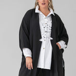 NAMI CREPE KIMONO JACKET plus-size - AMOUR781