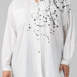 PAINT SPLATTER SHIRT plus-size - AMOUR781