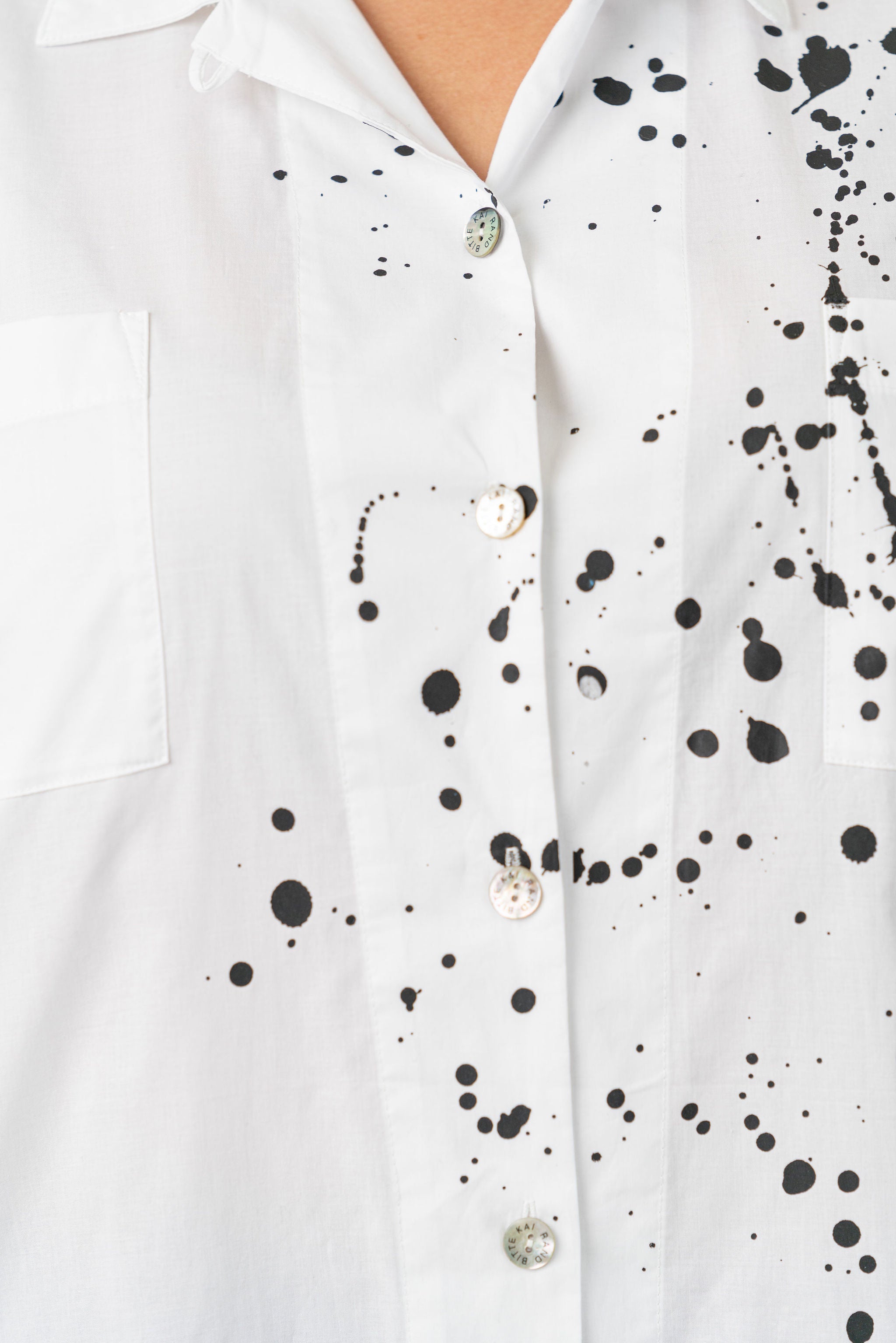 PAINT SPLATTER SHIRT plus-size - AMOUR781