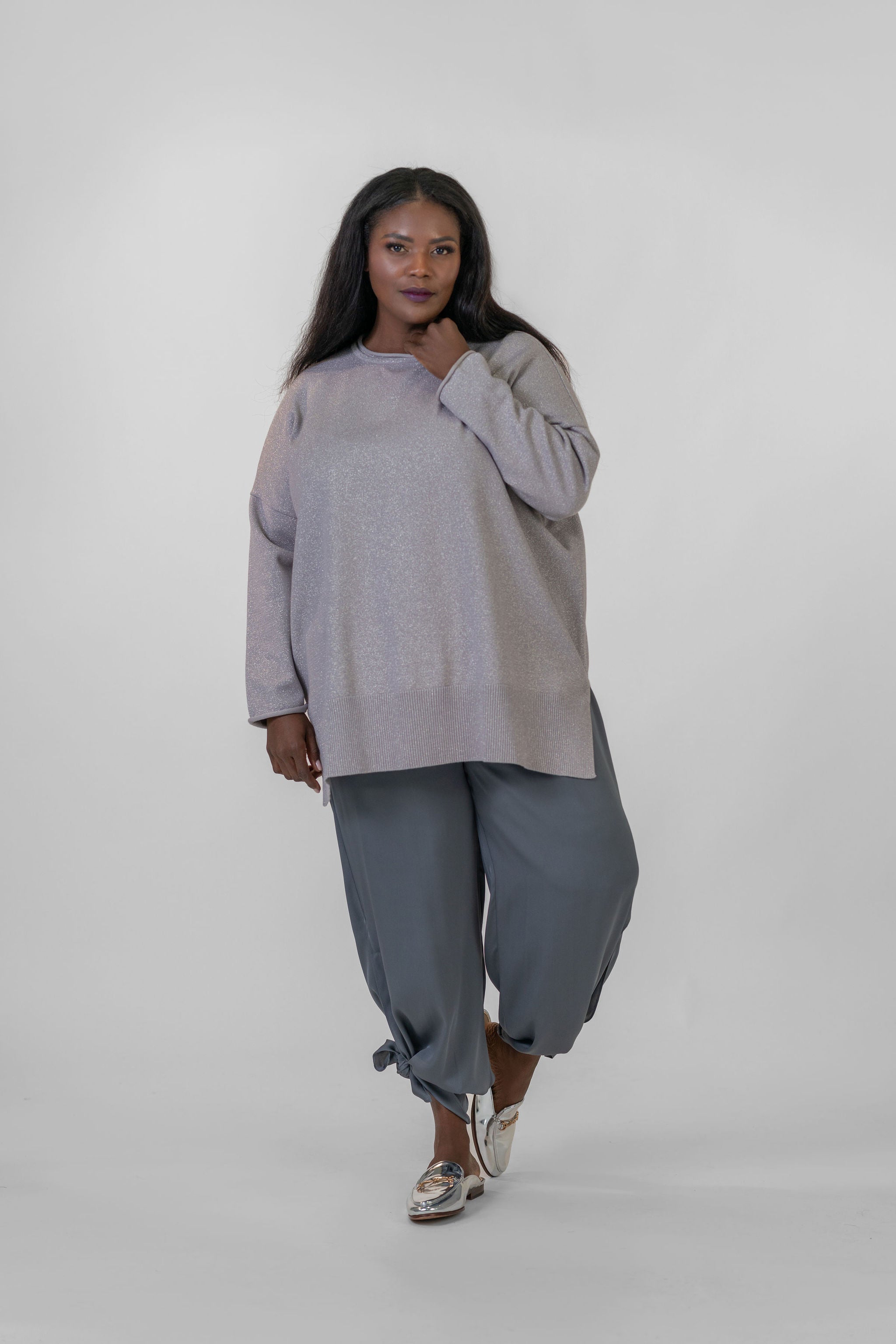 SAKU LONG BLOUSE plus-size - AMOUR781