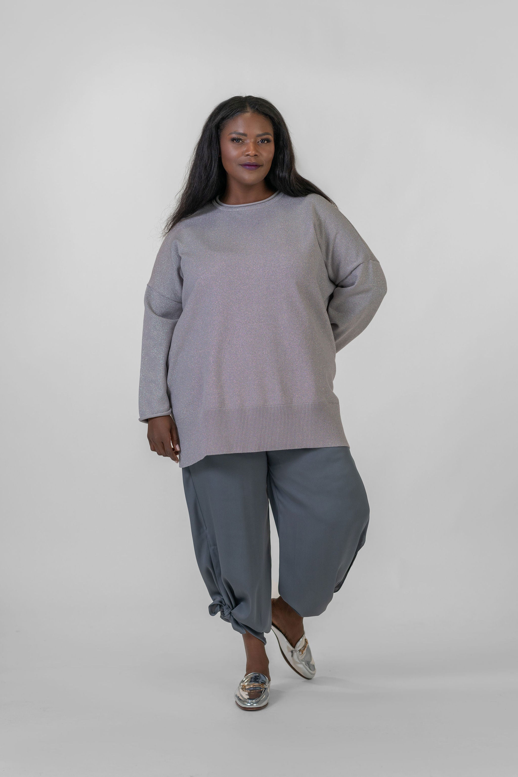 SAKU LONG BLOUSE plus-size - AMOUR781
