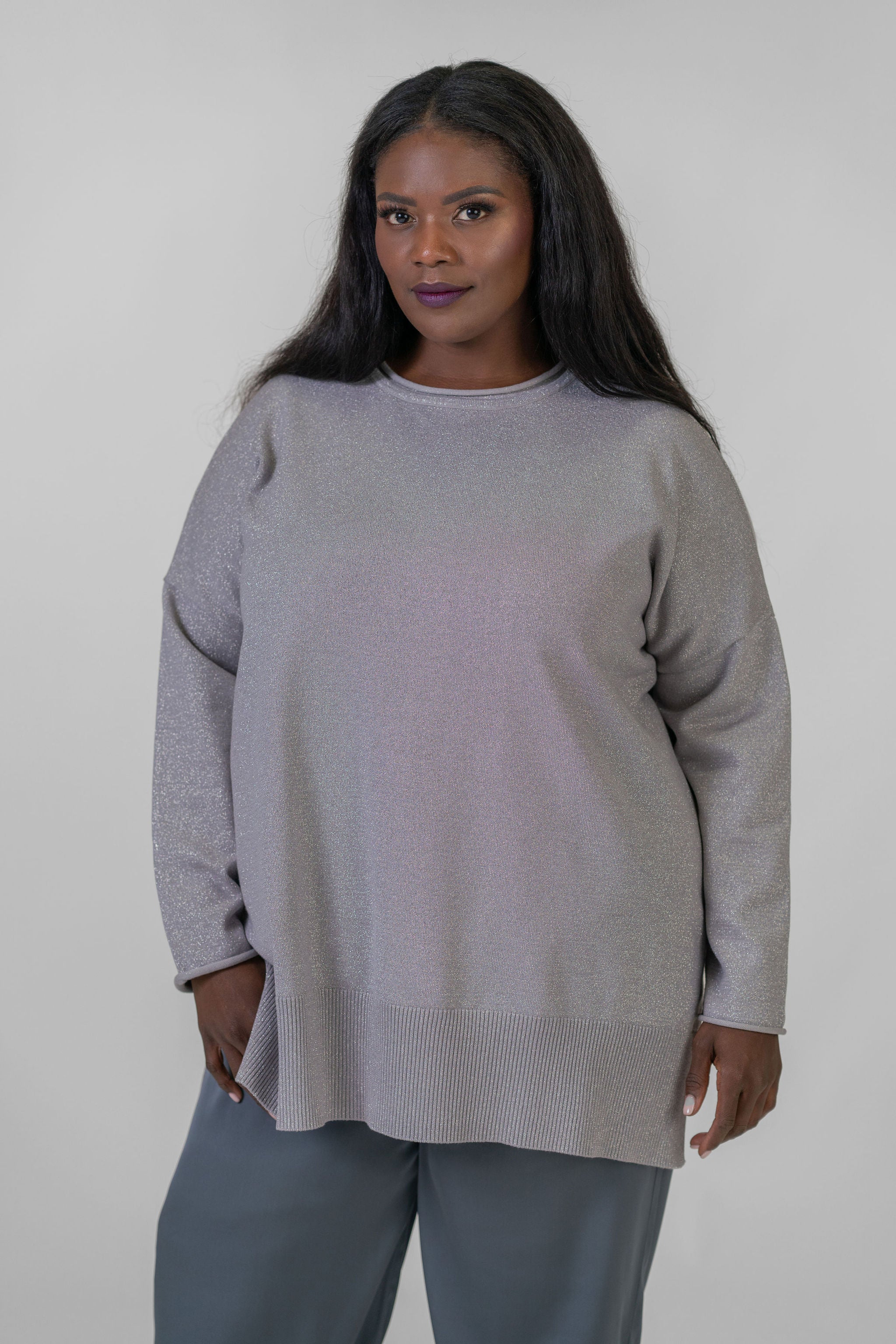 SAKU LONG BLOUSE plus-size - AMOUR781
