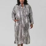 SEA VISCOSE SHIRT DRESS plus-size - AMOUR781