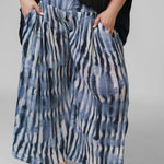 SHIBORI STRIPE PANTS plus-size - AMOUR781